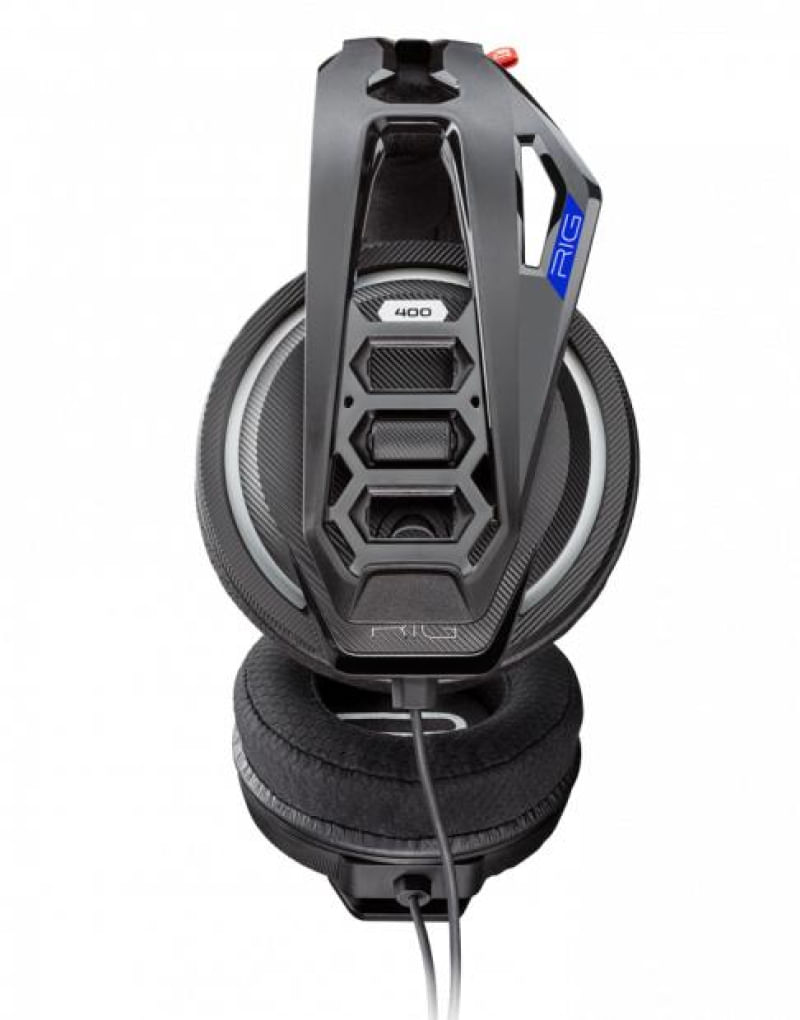 Headset Rig 400HS Wired Stereo Gaming Headset Para Sony Playstation Black RIG 400HS