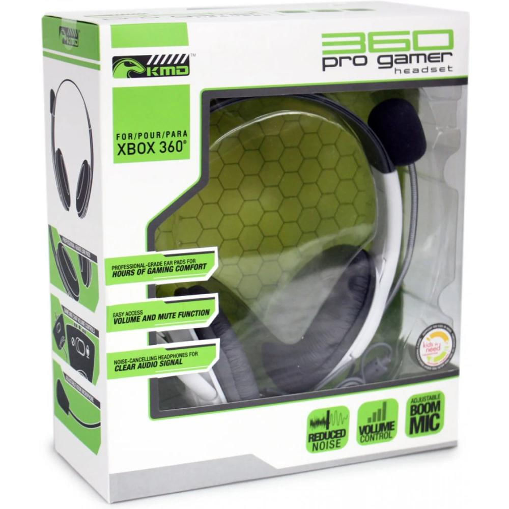 KMD 360 Pro Gamer Wired Headset Branco com Fio XBOX 360 Encontre Brinquedos com os Melhores Precos PBKIDS Brinquedos