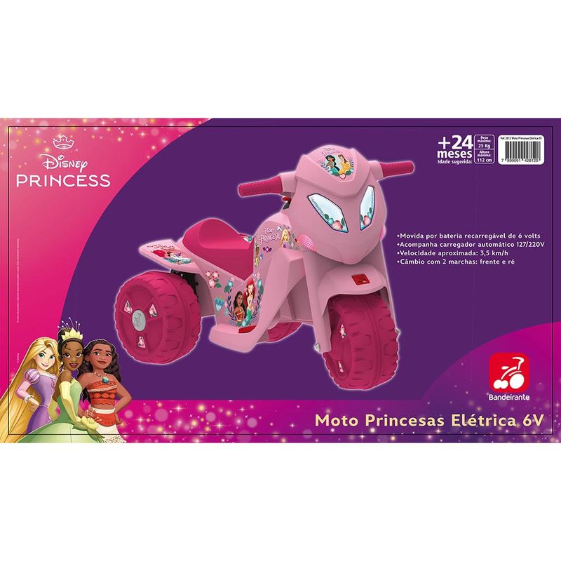 Moto-Eletrica---Disney---Princesas---6V---Rosa---Bandeirante-1