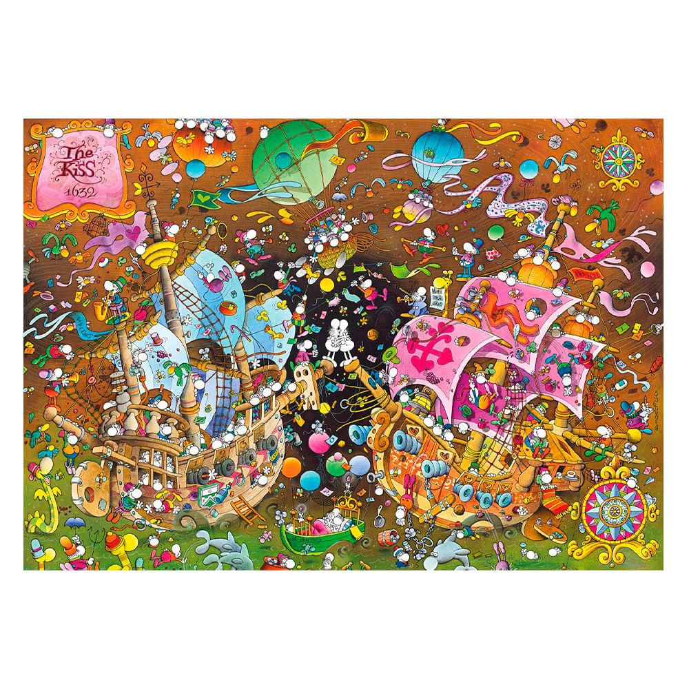 puzzle56 パズル Puzzle 2000 peças Igreja de Santa Madalena - Imp. Castorland