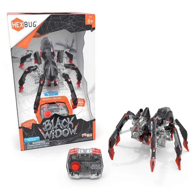 Figura-Eletronica-com-Controle-Remoto---Hexbug---Aranha-Viuva-Negra---Sunny-4