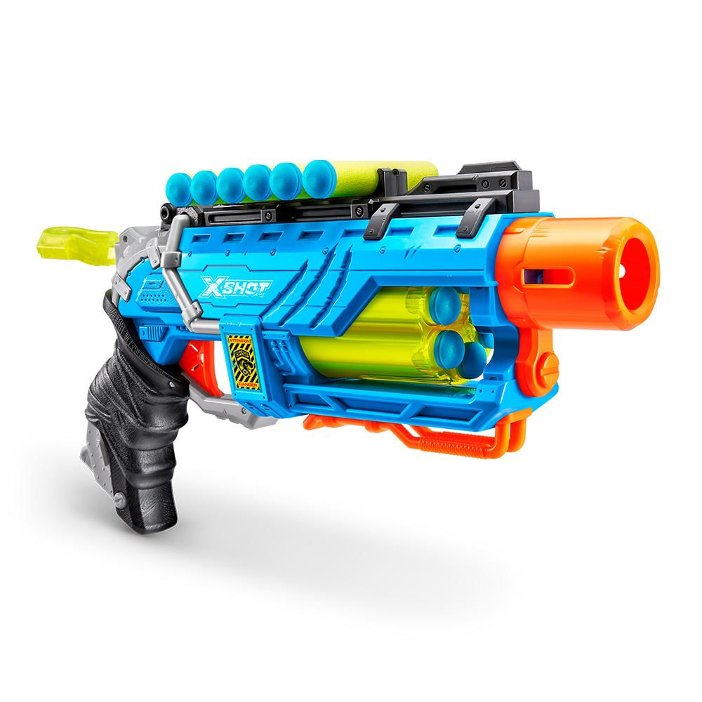 Lançador de Dardos X-Shot - Dino Attack - Dino Striker Blue - Ri Happy