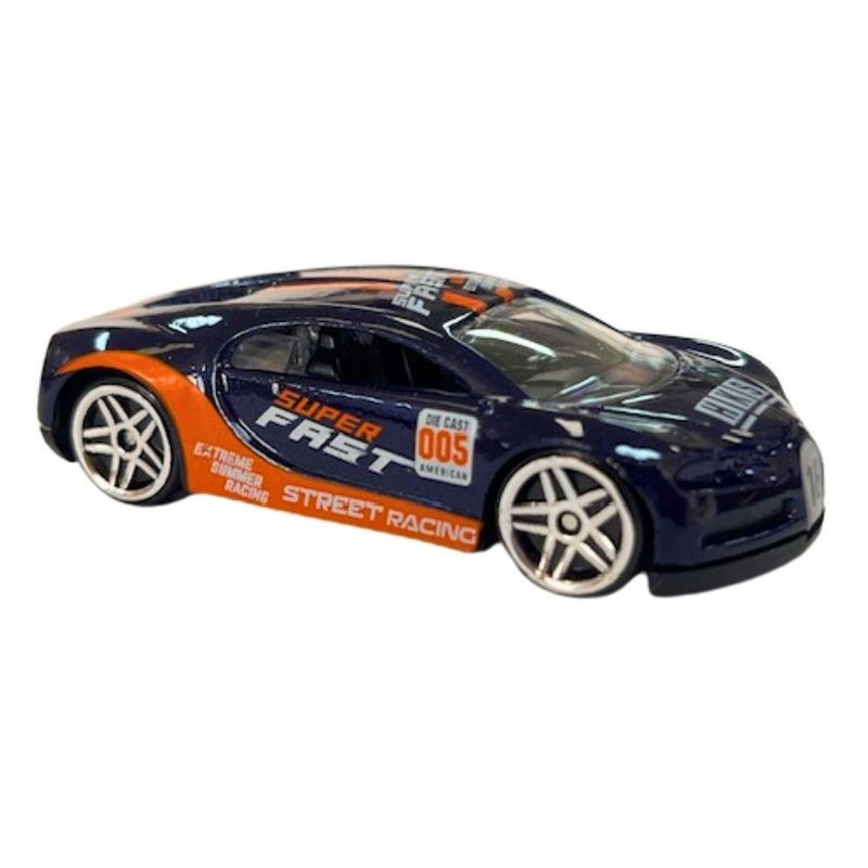 Mini Veículos Die Cast Garagem S.A. - Esportivo Azul/Laranja - Ri