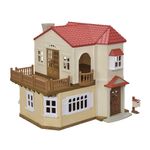 Playset---Sylvanian-Families---Casa-Telhado-Vermelho---Sotao-Secreto---Epoch-0