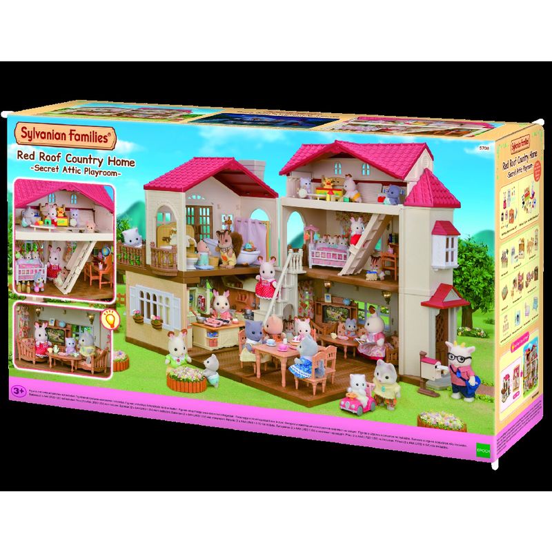 Playset---Sylvanian-Families---Casa-Telhado-Vermelho---Sotao-Secreto---Epoch-4