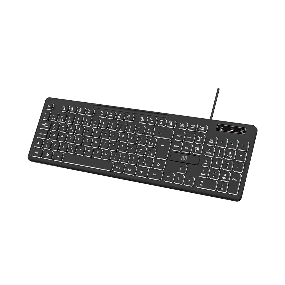 好きに e Níveis 3 Light Fio Com Teclado LED Teclas Ajustável Perfume (Unisex)