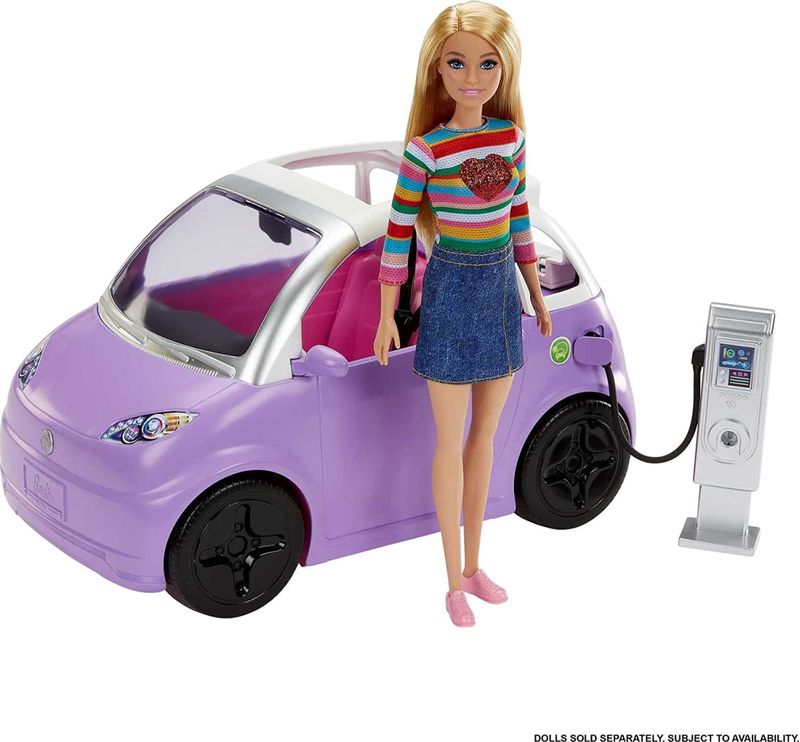 Barbie Carro Eletrico Hjv36 Ri Happy