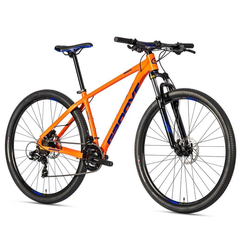 Bicicleta Groove Hype 30 21v HD aro 29 Laranja/Azul qdro 15 Bicicleta Groove Hype 30 21v HD aro 29 Laranja/Azul qdro 15