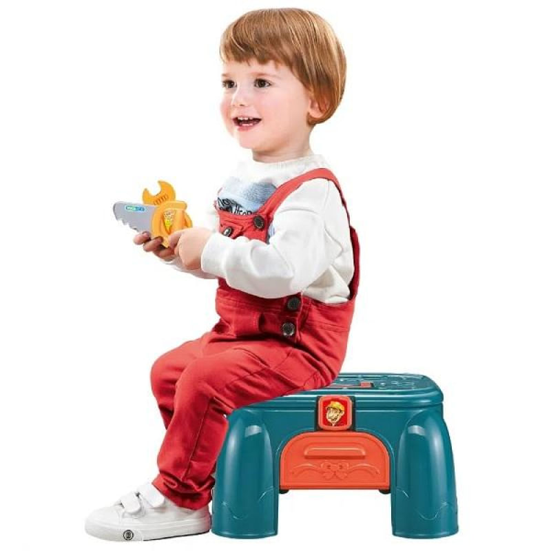 Workshop JR. Banco 3 em 1 Maleta Ferramentas 30 Peças Multikids