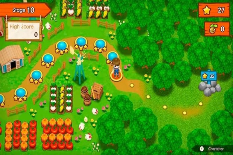 jogo Harvest Moon Mad Dash PS4 americano Ri Happy