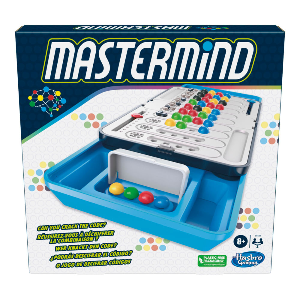 Confira Jogos de Tabuleiro - Mastermind - Azul - Hasbro - Rihappy