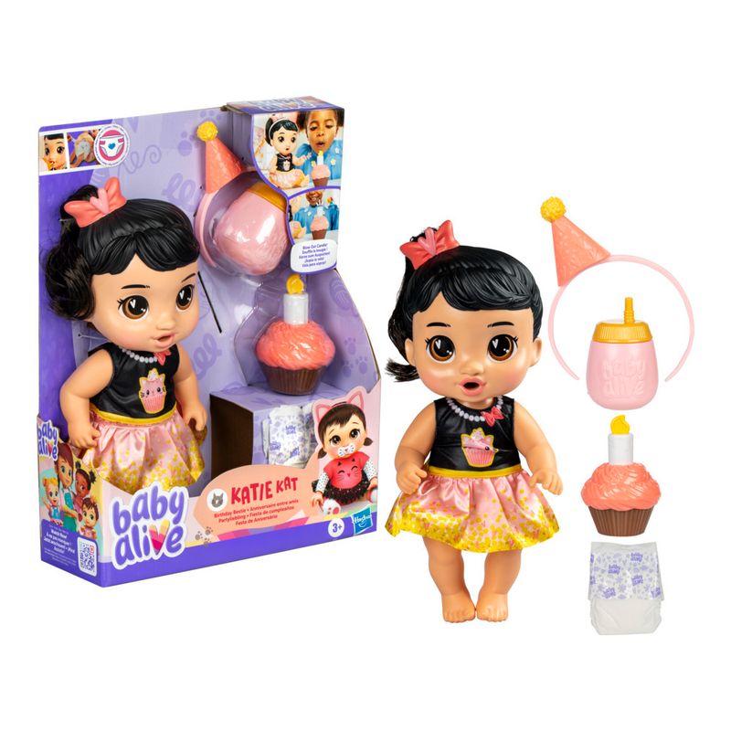 Boneca---Baby-Alive---Festa-de-Aniversario---Katie-Kat---Boneca-de-Cabelos-Pretos---Hasbro-1