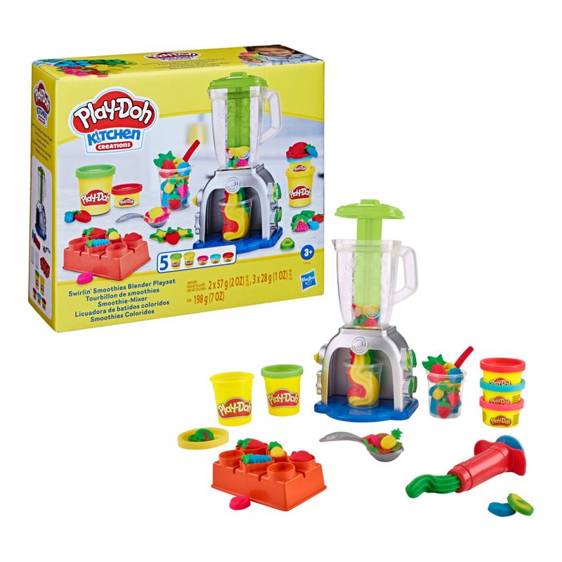 Conjunto-de-Massa-de-Modelar---Play-Doh---Smoothies-Coloridos---Playset---5-Potes---Hasbro-0