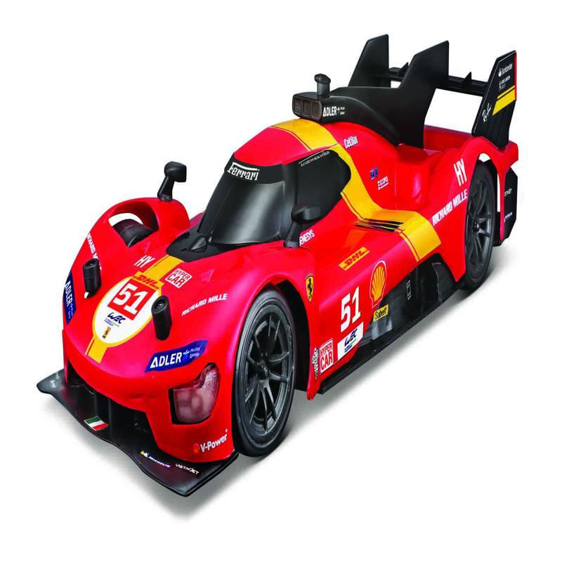 Carrinho---R-C---1-16---Ferrari---499P-LMDH---Vermelho---Maisto-0