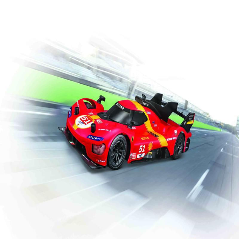 Carrinho---R-C---1-16---Ferrari---499P-LMDH---Vermelho---Maisto-2