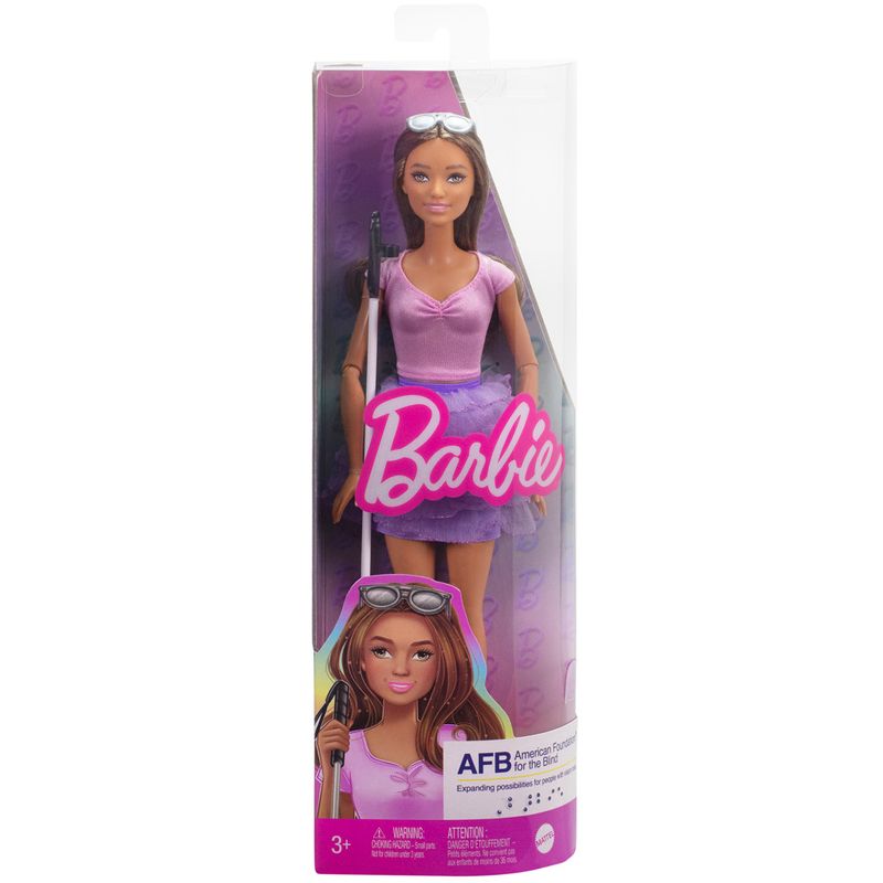 Boneca Articulada - Barbie - Cega - Rosa - Mattel - Ri Happy