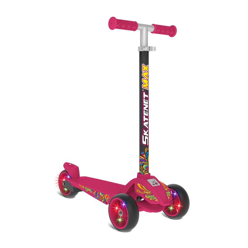 Skatenet---Max-Led-Ajustavel---Pink---Bandeirante-0