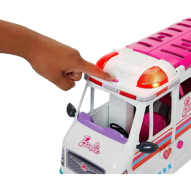 Barbie Ambulancia e Clinica Movel Mattel Ri Happy