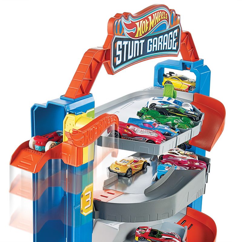 Pista hot wheels city garagem