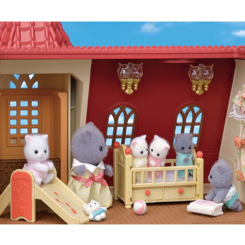 Sylvanian-Families---Casa-com-Torre-e-Telhado---Epoch-3