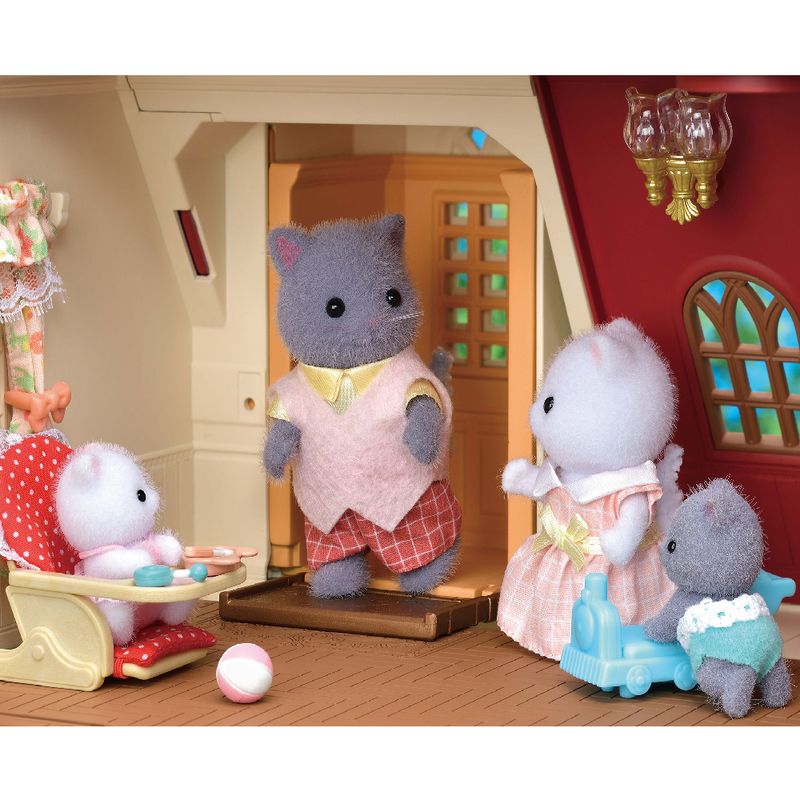 Sylvanian-Families---Casa-com-Torre-e-Telhado---Epoch-5