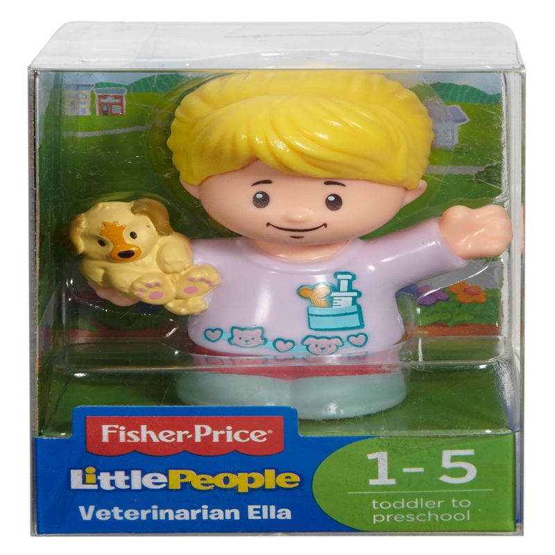 Mini Figura - Little People - Ella a Veterinária - Fisher-Price