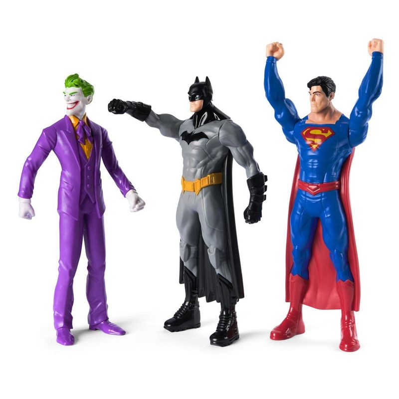 Conjunto-De-Bonecos---DC-Comics---Batman-Coringa-e-Superman---Sunny-1