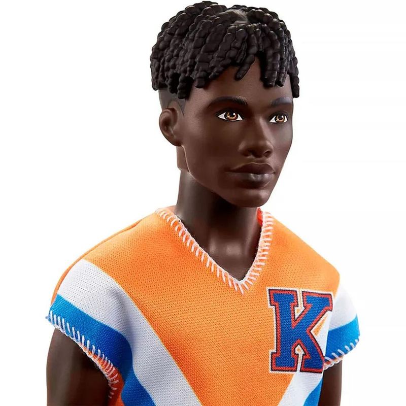 Barbie Boneco Ken Negro Com Camisa Esportiva 203 Mattel Ri Happy