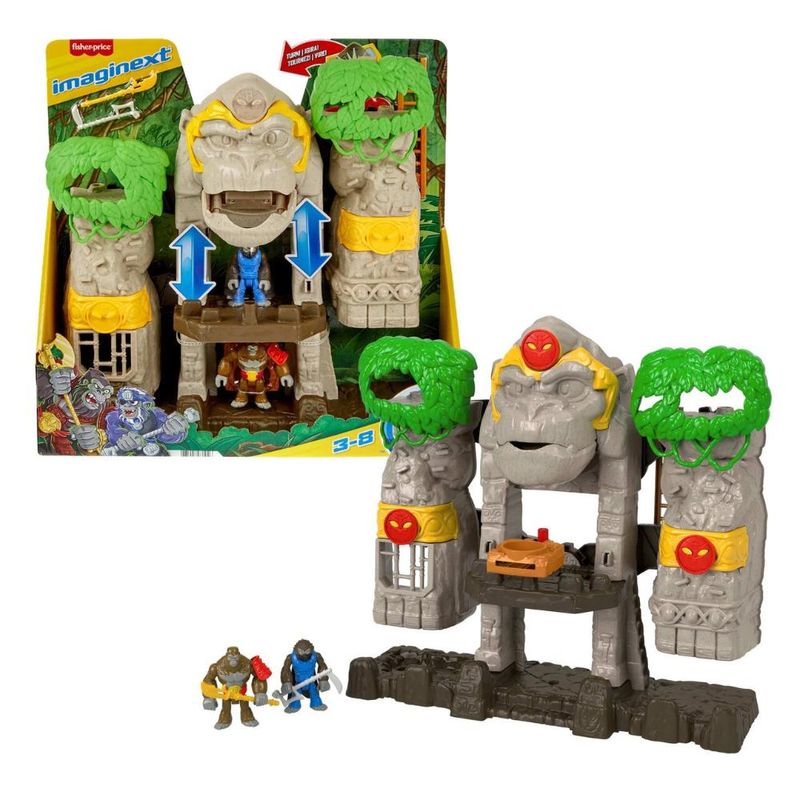 Imaginext Super Fortaleza Dos Gorilas Com Lançador - Mattel Imaginext Super Fortaleza Dos Gorilas Com Lançador - Mattel