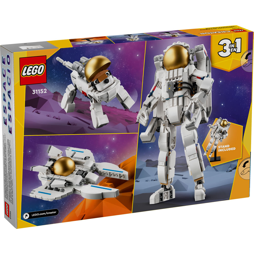 Lego Creator Astronauta Espacial 31152 com 647pcs - Ri Happy