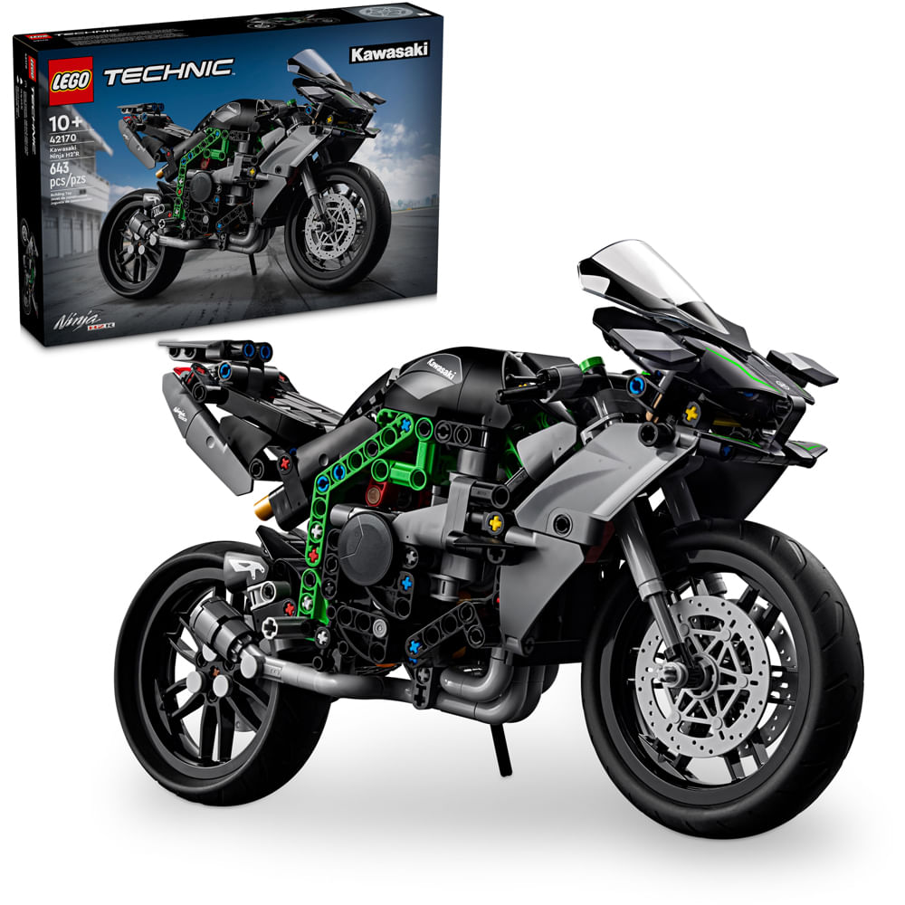 Lego Technic Motocicleta Kawasaki Ninja H2R 42170 643pcs - Ri Happy