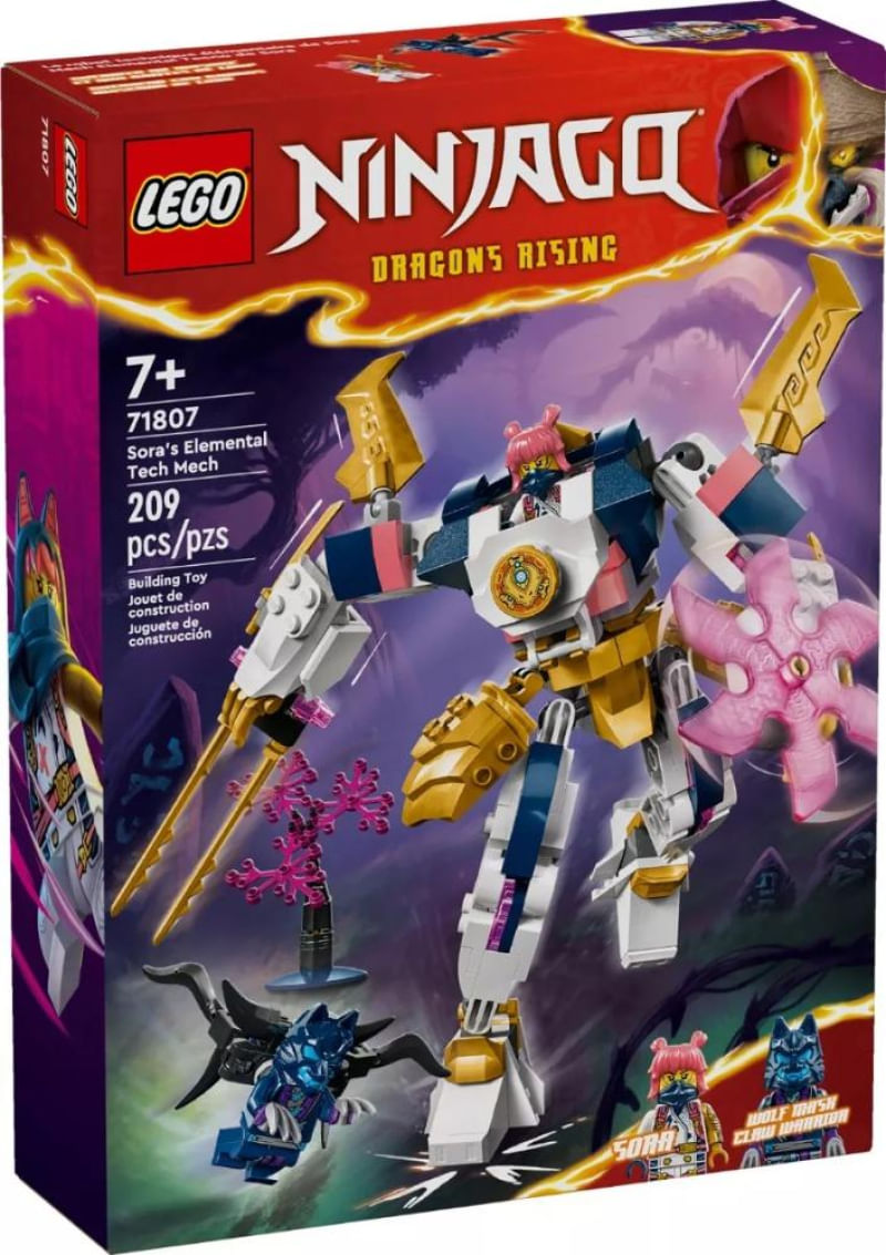 Lego Ninjago Robô Elemental Da Sora 209 Peças - 71807 - Ri Happy