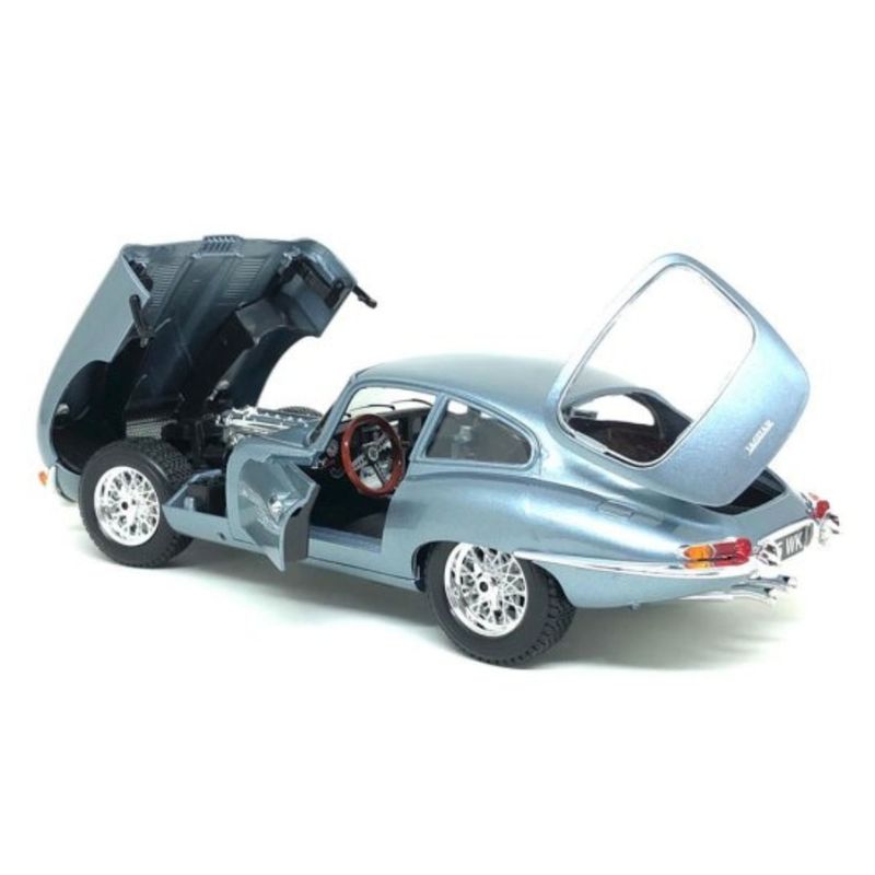 100％本物 Jaguar Carro Miniatura E-Type Bburago Azul 1/18 1961 Coupe ミニカー