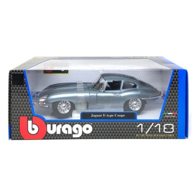 Jaguar E-Type Convertible 1961 Bburago 1:18 Verde - 18 anos