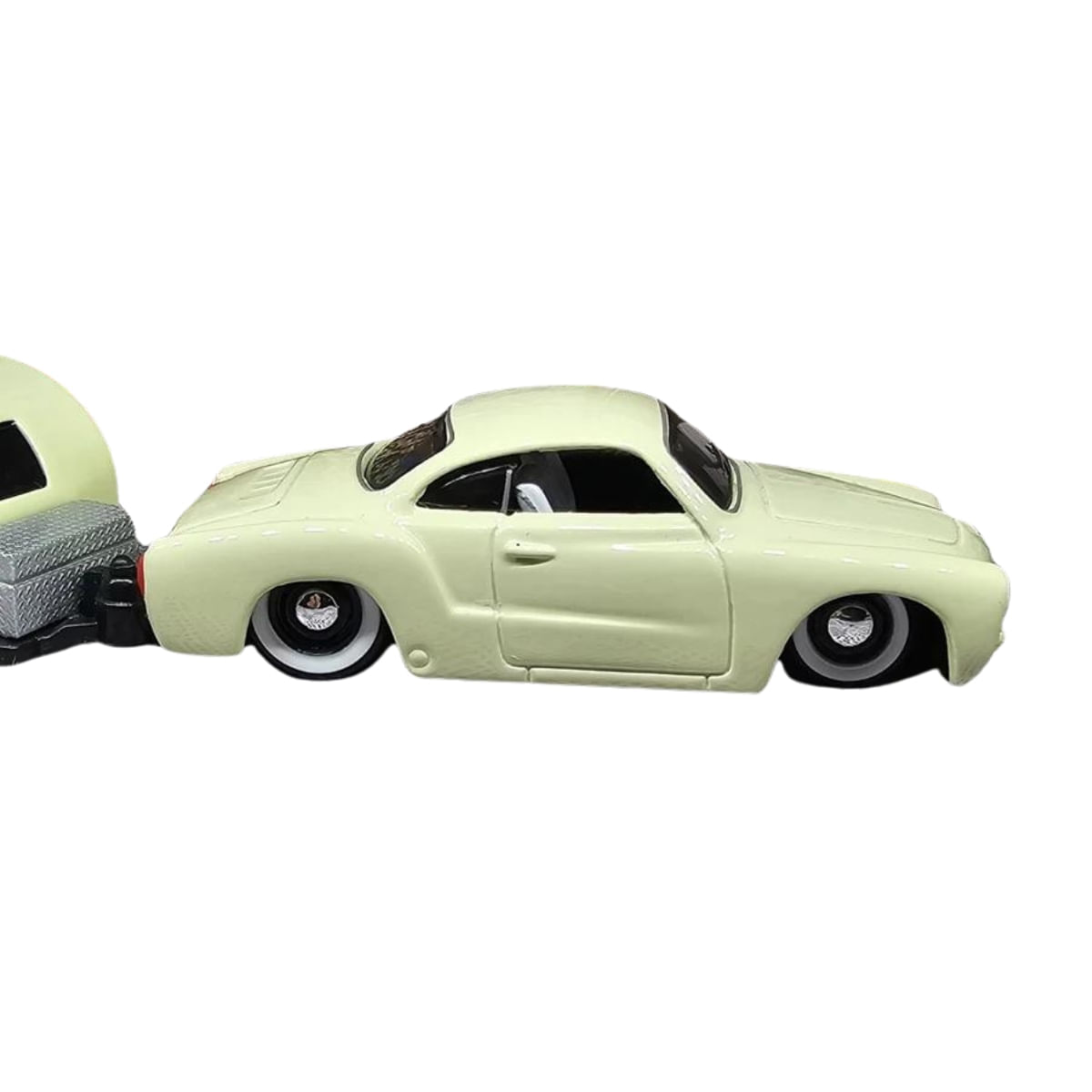 Miniatura Carro Volkswagen Karmann Ghia 1966 E Traveler Trailer 1