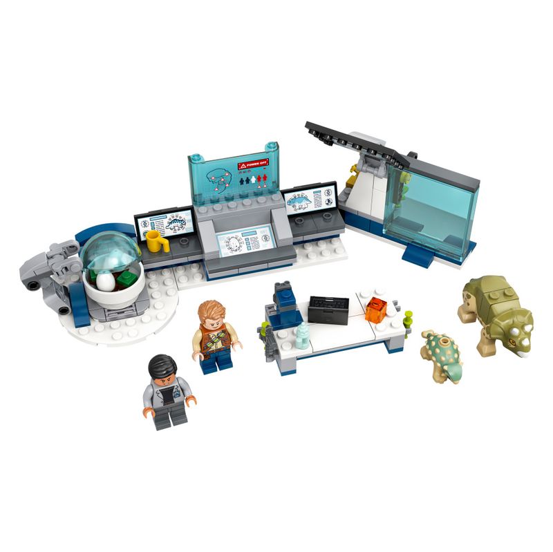 LEGO-Jurassic-World---Laboratorio-do-Dr---A-Fuga-dos-Dinossauros-Bebes---75939-1