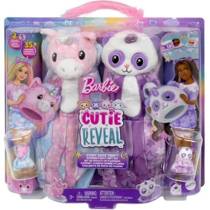 Barbie Cutie Reveal Festa do Pijama Mattel HRY15 Ri Happy