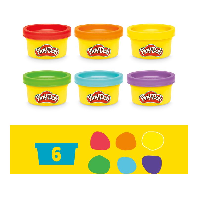 Conjunto-Massa-de-Modelar---Play-Doh---Kit-de-Letras---6-Potes-de-Massinha---Hasbro-6