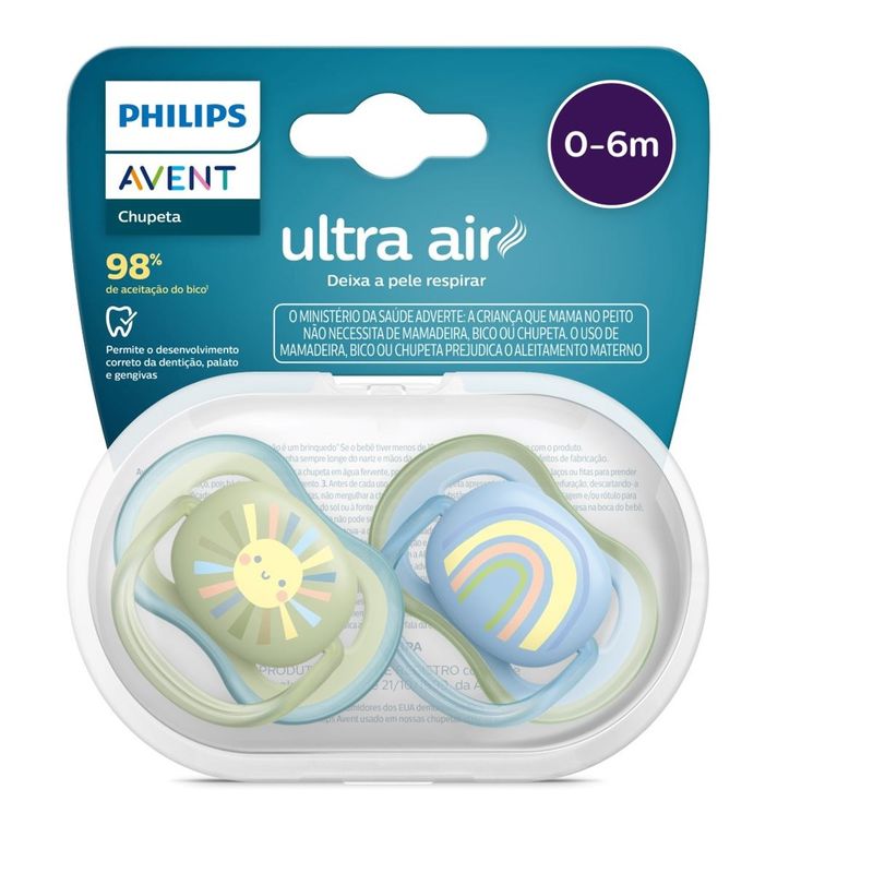 Conjunto-de-Chupetas---Ultra-Air---Sol-e-Arco-iris---Azul---Philips-Avent-0