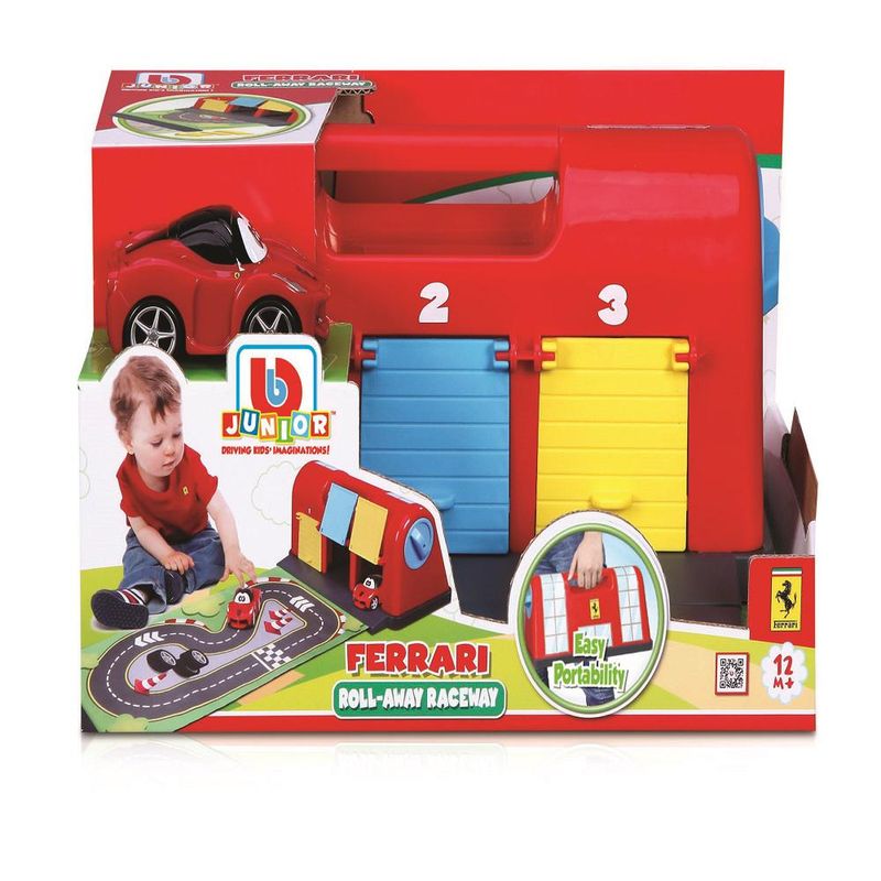 Maleta-com-Mini-Carrinho---Pista-e-Garagem-Ferrari---Maisto-0