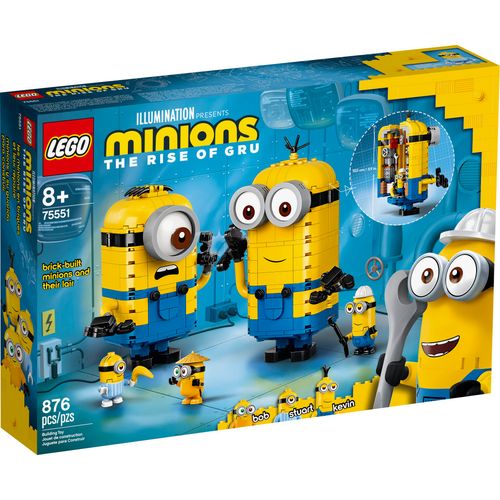LEGO Minions - Figuras e seu Covil Construídos Com Peças - 75551