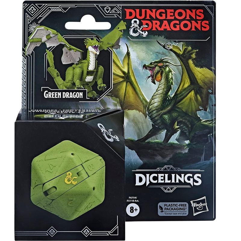 Figura-de-Acao---Dado-D20---Dungeons-E-Dragons-Honra-Entre-Dragoes---Dragao-Verde---Hasbro-2