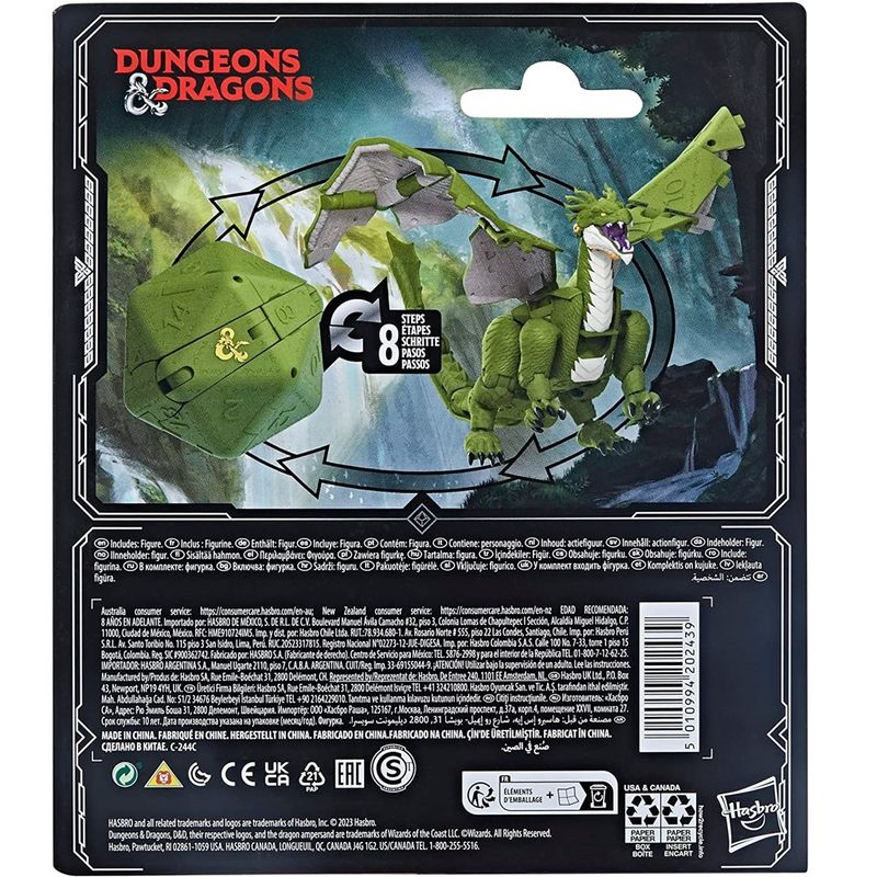 Figura-de-Acao---Dado-D20---Dungeons-E-Dragons-Honra-Entre-Dragoes---Dragao-Verde---Hasbro-6