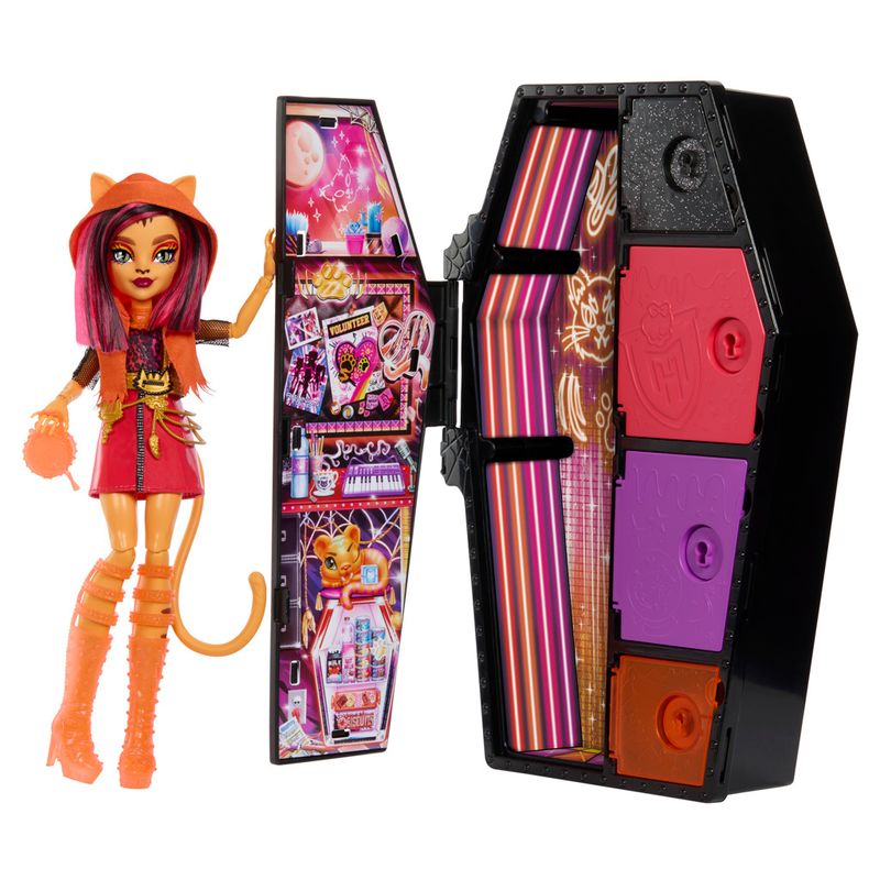 Boneca-Com-Acessorios---Monster-High---Skulltimates---Toralei-Neon---Mattel-3