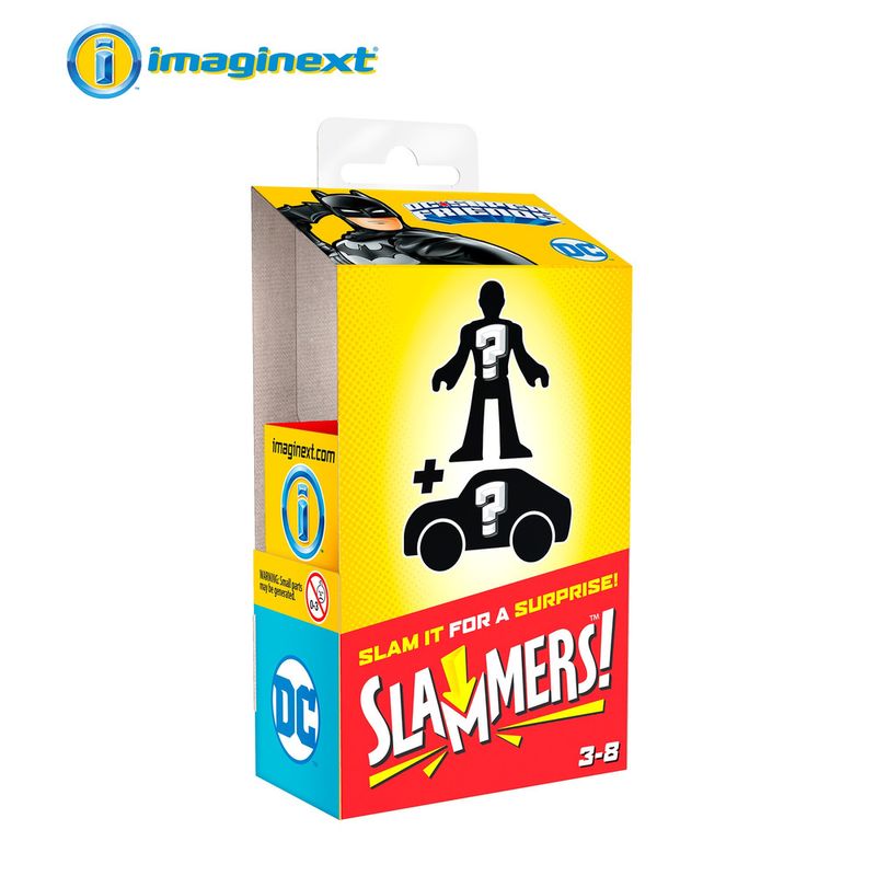 Mini-Figura-e-Veiculo---Imaginext---DC-Comics---Slammers-Surpresa---Mattel-0