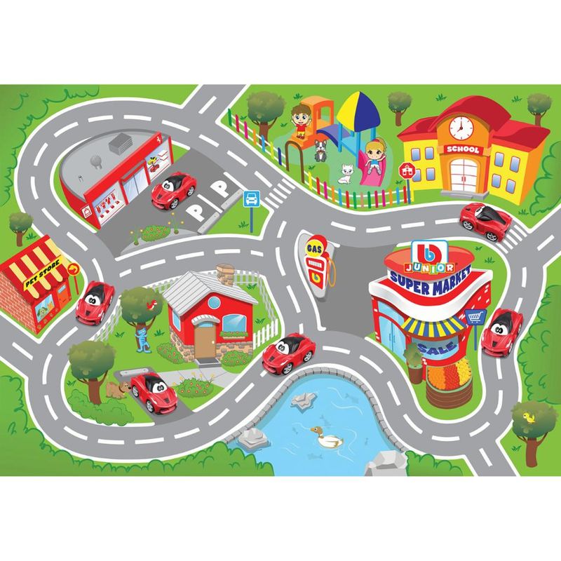 Pista-Ferrari-Junior---Ferrari---City-Play-Mat---Maisto-3