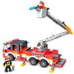 Blocos-de-Encaixe---Mega-Construx---Wonder-Builders---Caminhao-de-Bombeiro---Mattel-0