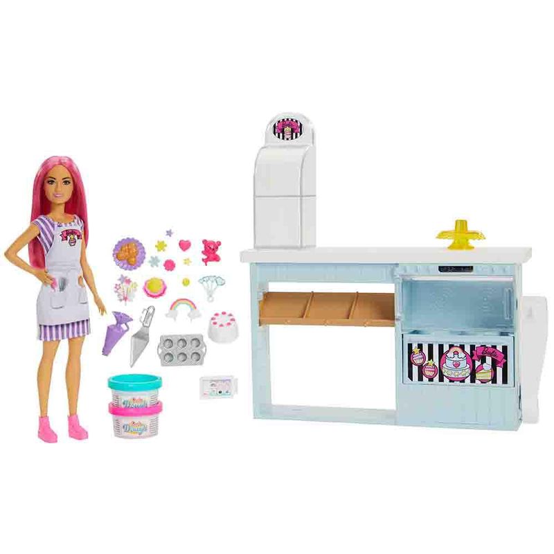 Playset---Barbie---Conjunto-de-Confeitaria-para-Decorar---Mattel-0