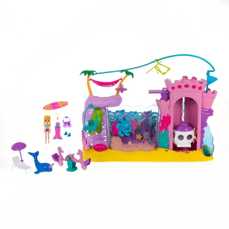 Playset---Polly-Pocket---Aventuras-de-Sereia---Mattel-0