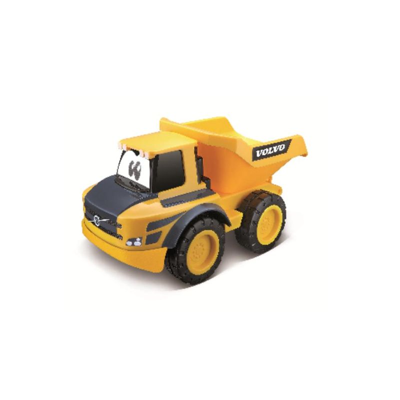 Mini-Veiculo---Meu-Primeiro-Caminhao---Volvo----Amarelo---Maisto-0
